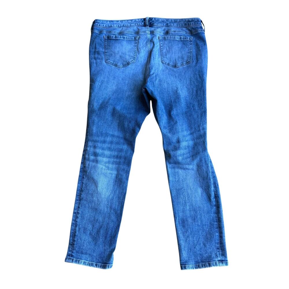 Torrid Light Wash Distressed Boyfriend Straight Vintage Stretch Jeans 16R - Picture 6 of 6